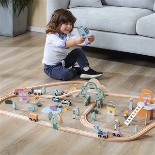 Train set 90 pieces